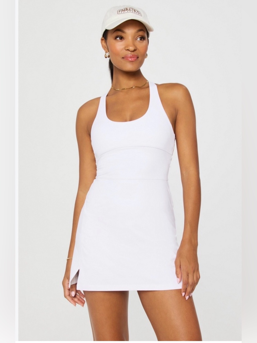 Fabletics Define Performance Dress Classic mini Fabletics On-The-Go White size L